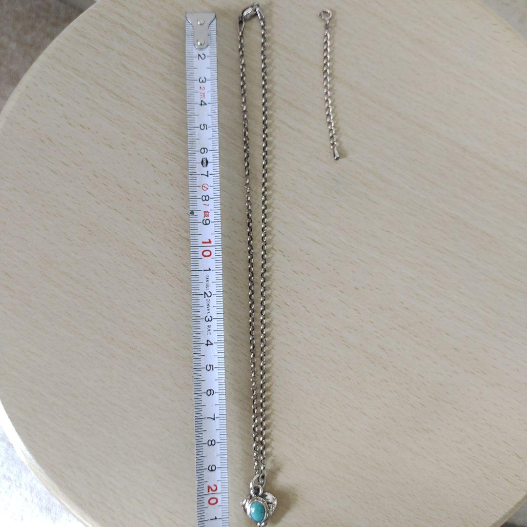 FIRST ARROW's　ターコイズ付ハート型矢じりトップ　ネックレス