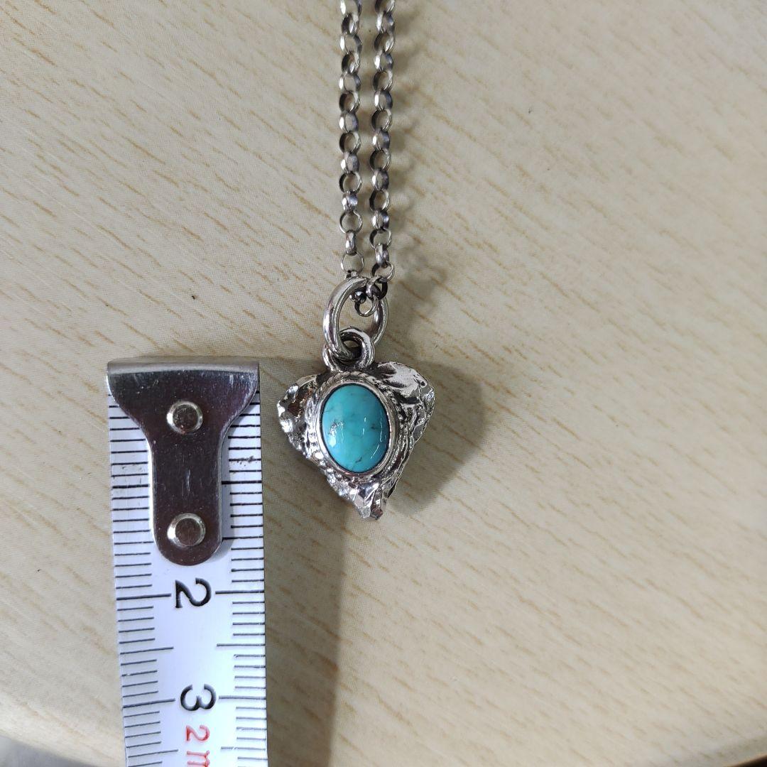 FIRST ARROW's　ターコイズ付ハート型矢じりトップ　ネックレス