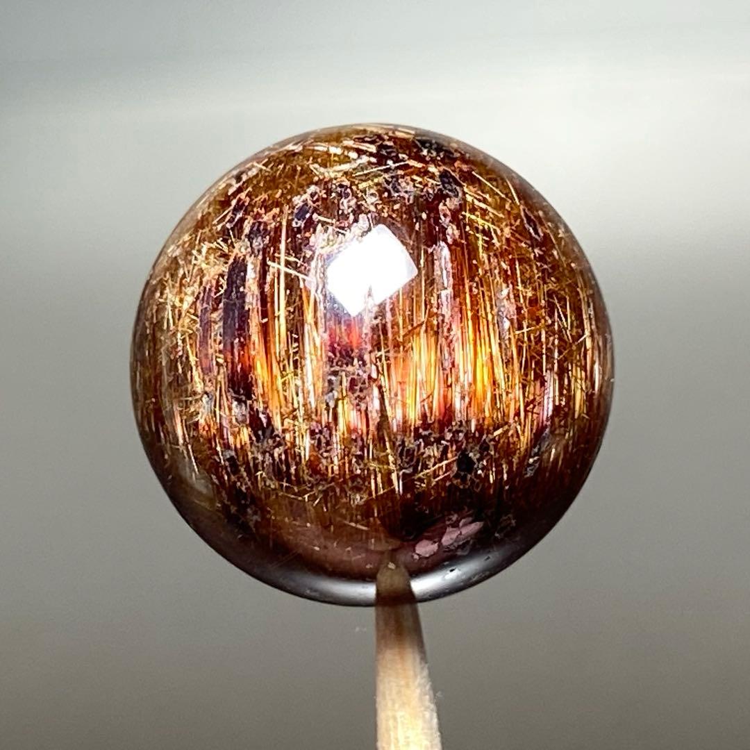 みっちり濃密　キャッツアイブラウンルチルクォーツ　K192