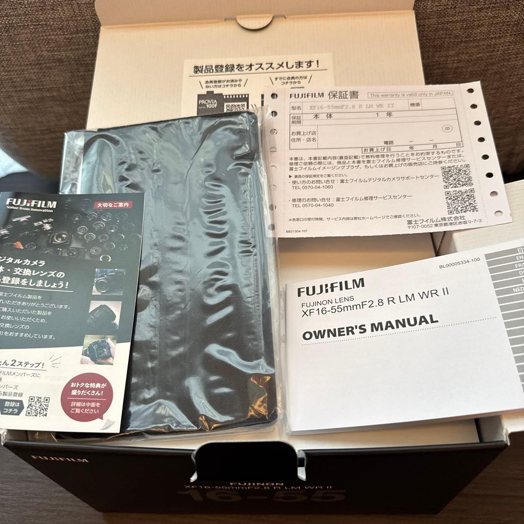 レンズ(ズーム) Fujinon XF16-55mmF2.8 R LM WR II