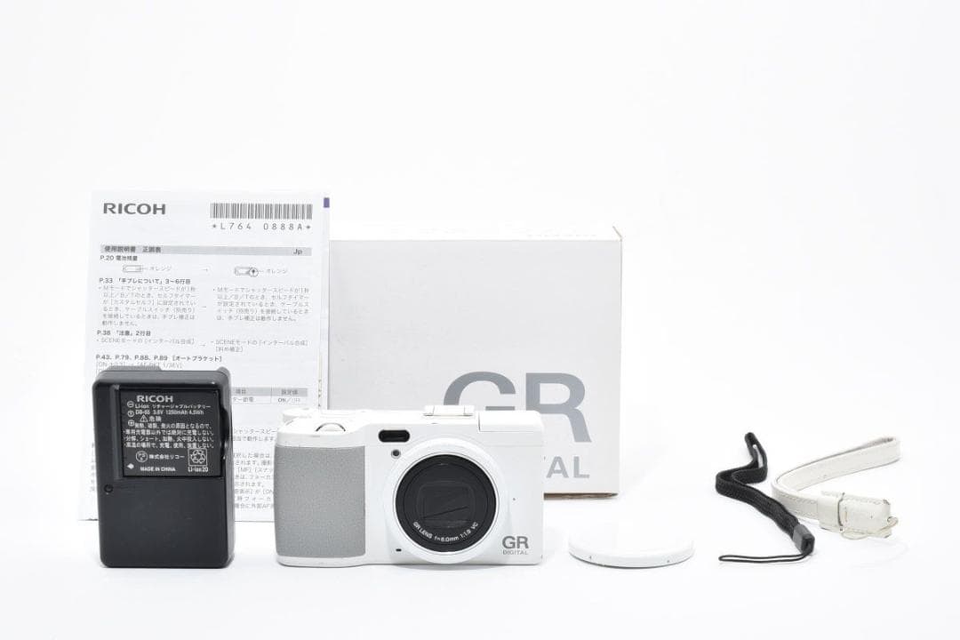 RICOH GR DIGITAL Ⅳ 4 ホワイトエディション デジタルカメラ
