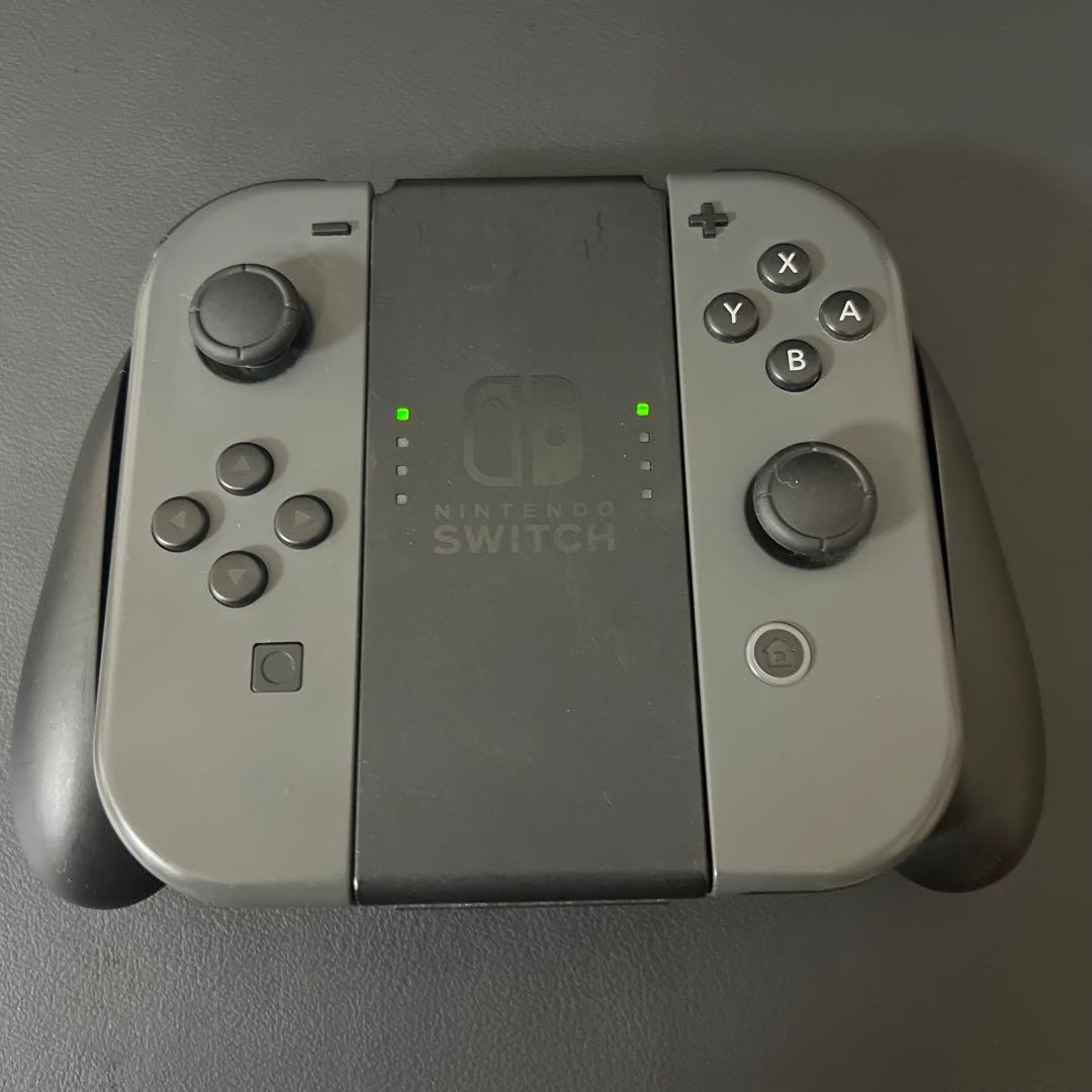 【美品/新品スティック交換済み/動作確認OK】Switch 本体 グレー