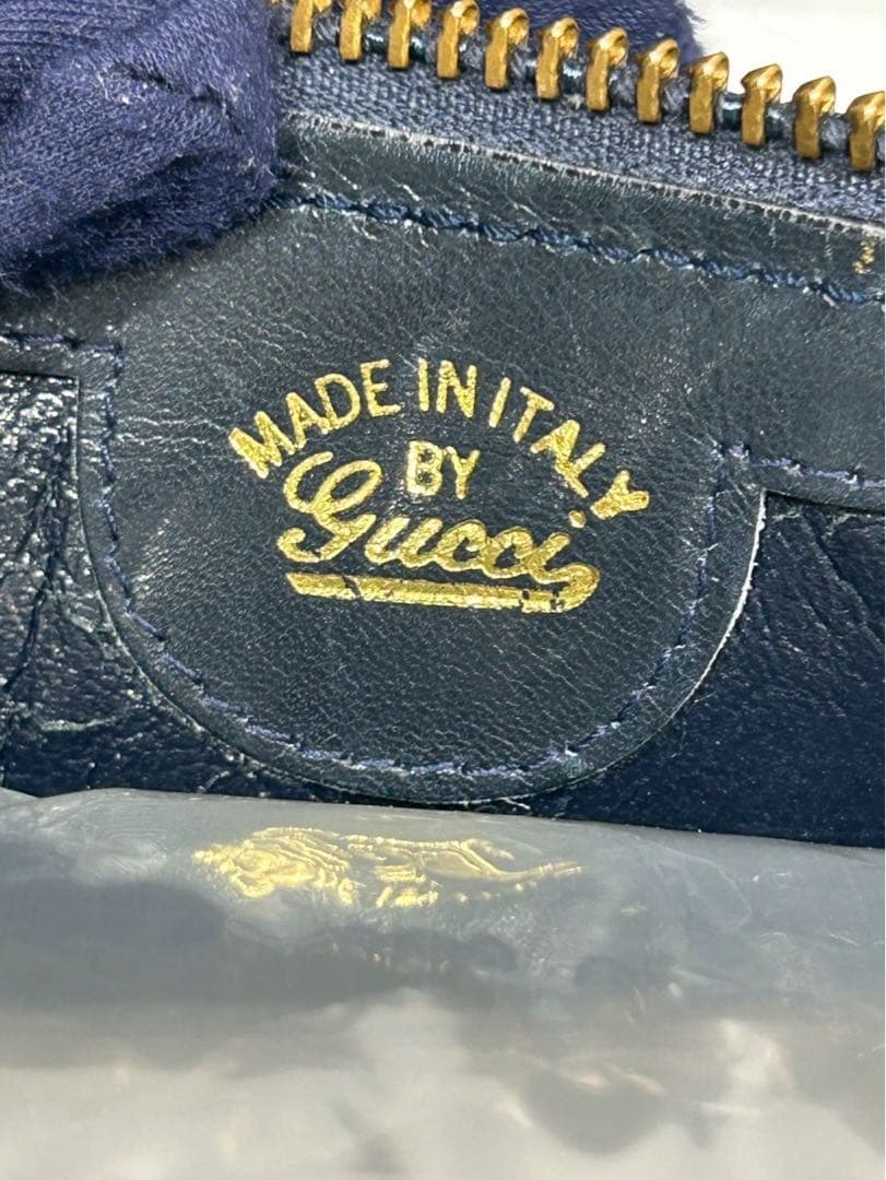 GUCCI グッチ ミニボストン ハンドバッグ シェリーライン レザー 革