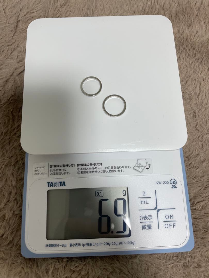 Cartier(カルティエ)プラチナ ペアリング 2点セット