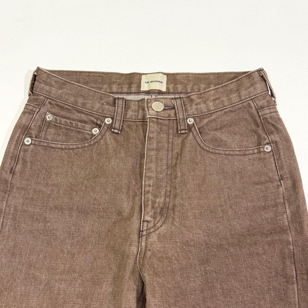 THE SHISHIKUI シシクイ ベーシックジーンズ ブラウン 24