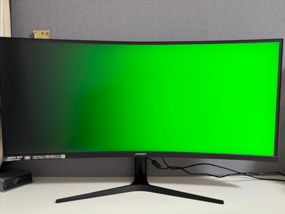 JAPANNEXT 37.5インチ IPS BLACK 湾曲ウルトラワイド