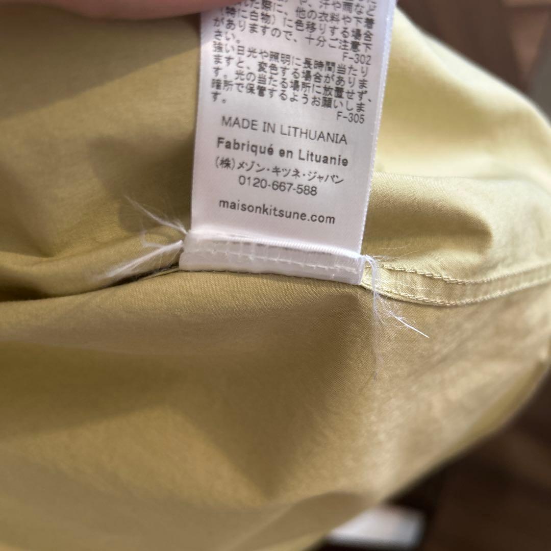 MAISON KITSUNÉ Mサイズ シャツ フォックスヘッドシャツ