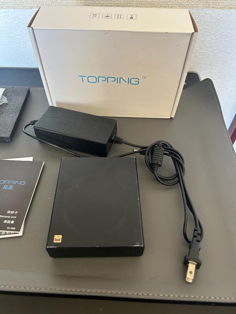 ●TOPPING E30　USB　DAC　ブラック　動作確認済み