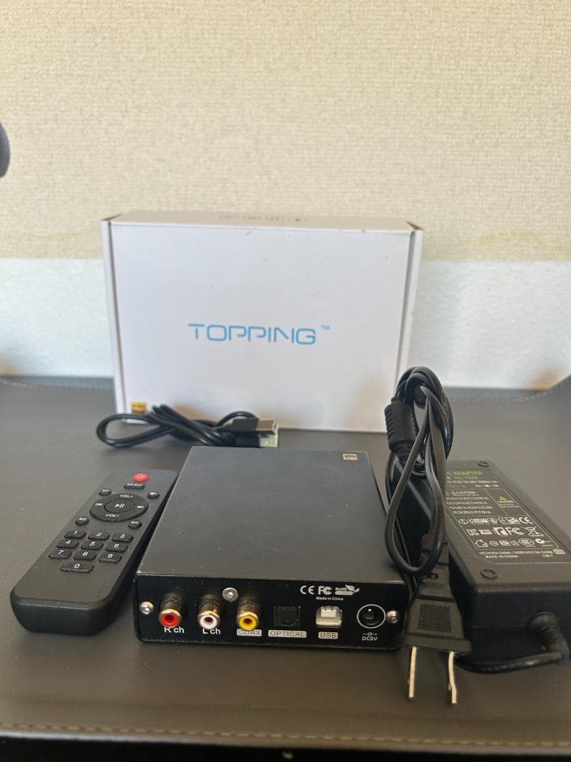 ●TOPPING E30　USB　DAC　ブラック　動作確認済み