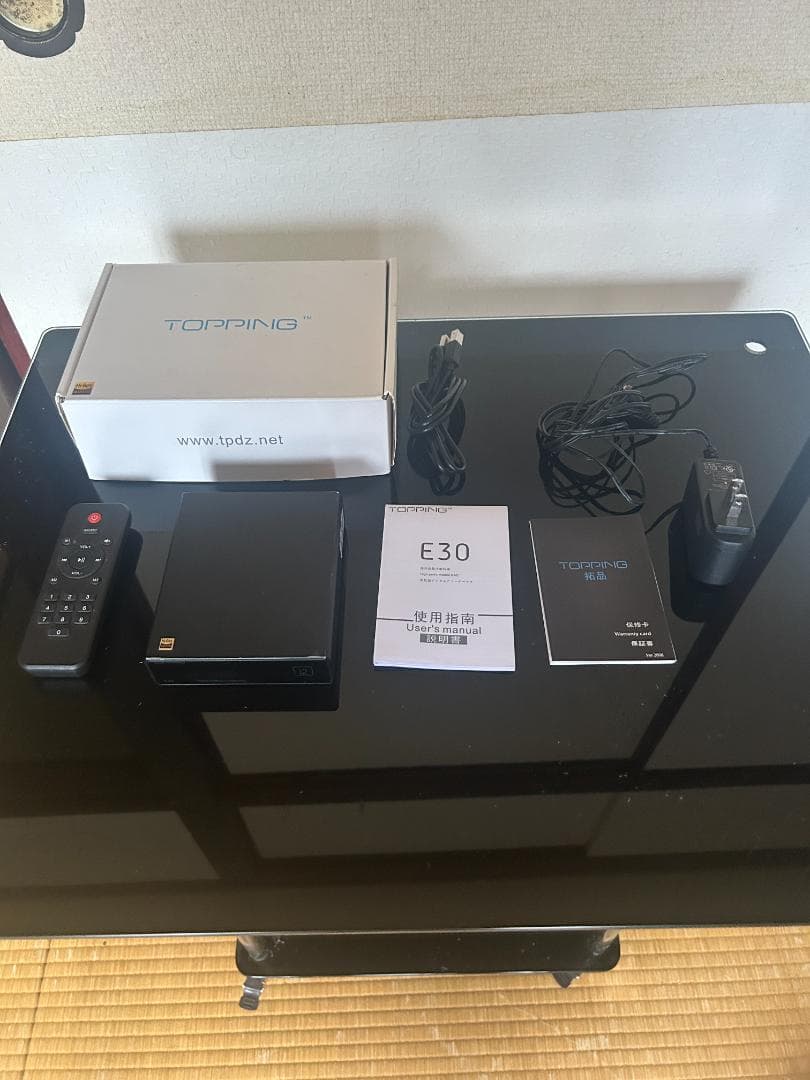 ●TOPPING E30　USB　DAC　ブラック　動作確認済み