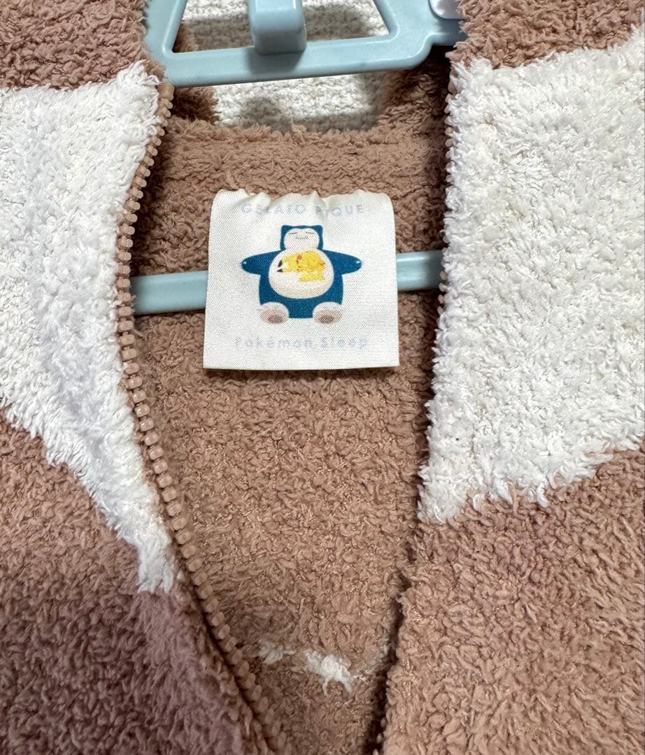 ジェラートピケ　ポケモン　イーブイ ロンパース　80-90cm