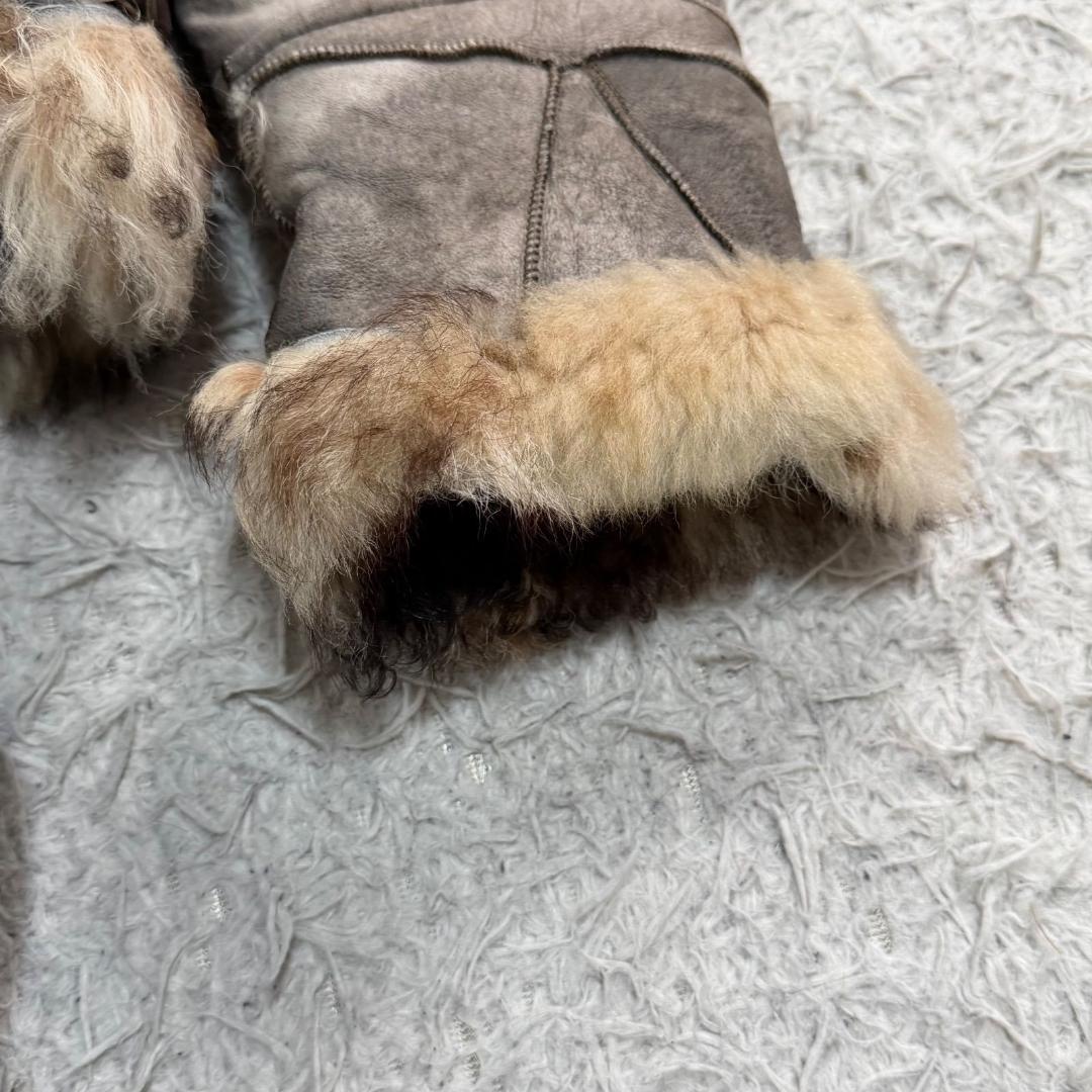 16793✨Y2K アヴィレックス B-3 パッチワーク ムートンジャケット