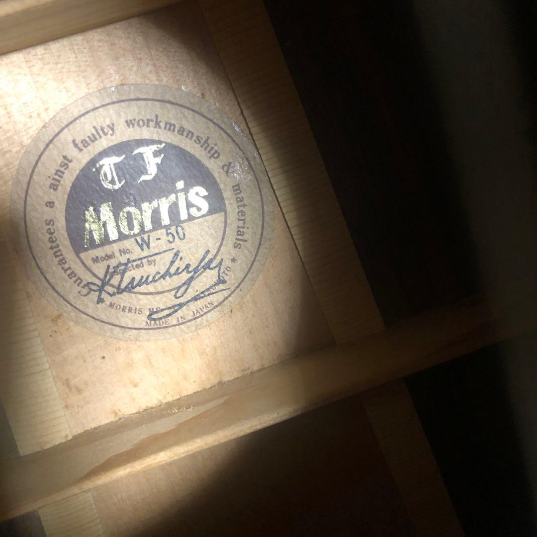 モーリス　morris TF W-50 78年製　スプルース単板　ハードケース付