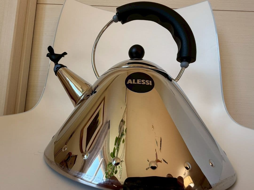 【新品・未使用】ALessi ステンレスやかん 鳥の注ぎ口 マイケル・グレイブス