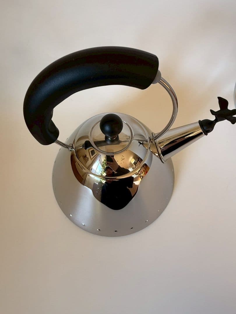 【新品・未使用】ALessi ステンレスやかん 鳥の注ぎ口 マイケル・グレイブス