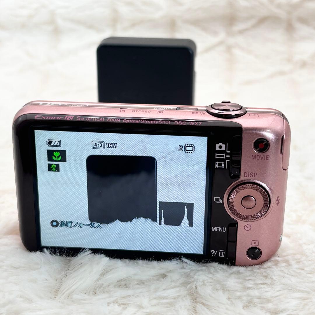 動作良好✨ Sony Cybe-Shot DSC-WX7 ピンク
