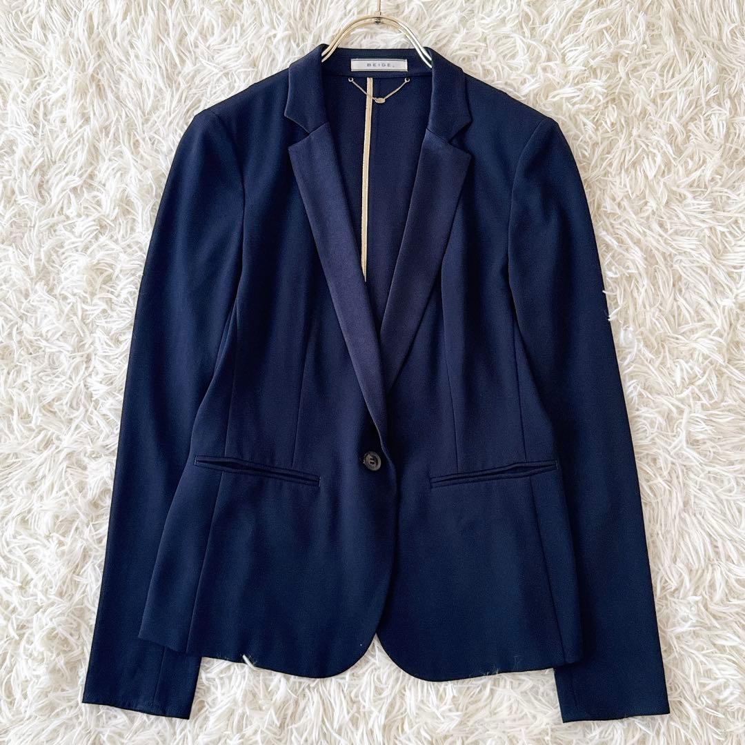 美品✨ベイジ CINDY パンツスーツ セットアップ ジャケット ネイビー 2