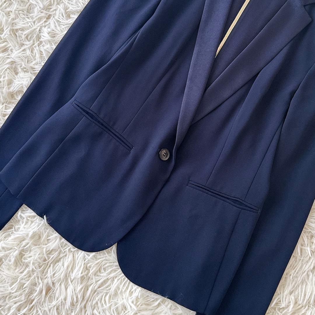 美品✨ベイジ CINDY パンツスーツ セットアップ ジャケット ネイビー 2