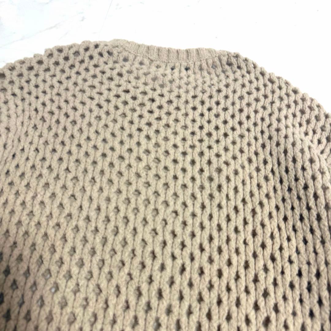 【美品】完売品✨️ドゥロワー アルパカナイロンメッシュニット 5G ゆったり