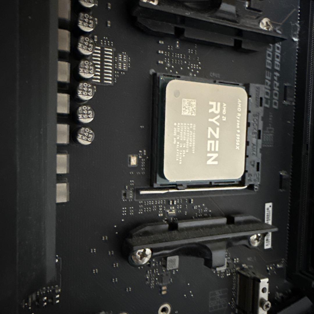 AMD Ryzen 9 5950X CPU とx590unity メモリ32ｇｂ