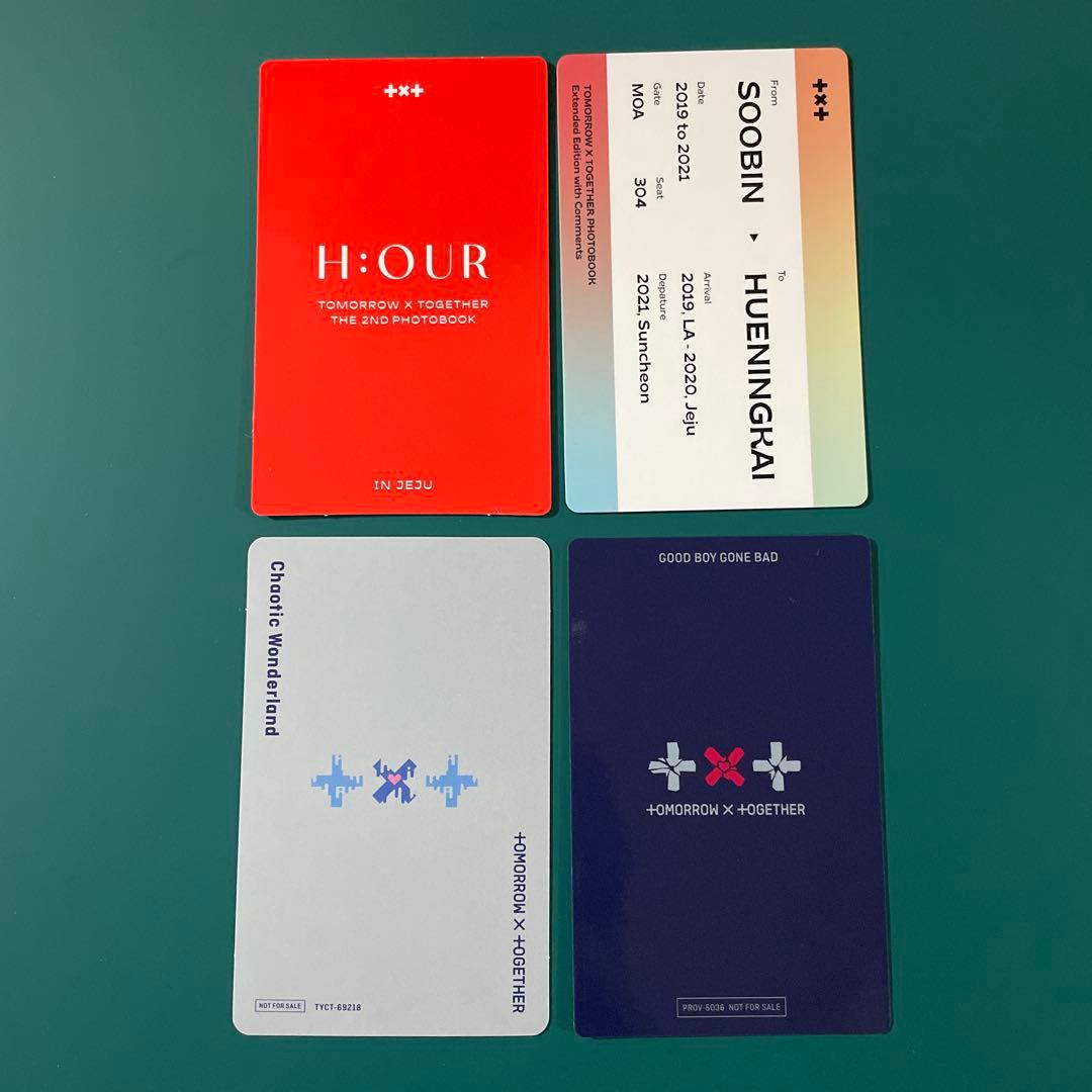 TXT スビン テヒョン ヒュニンカイ コムタクチズ ユニット トレカ