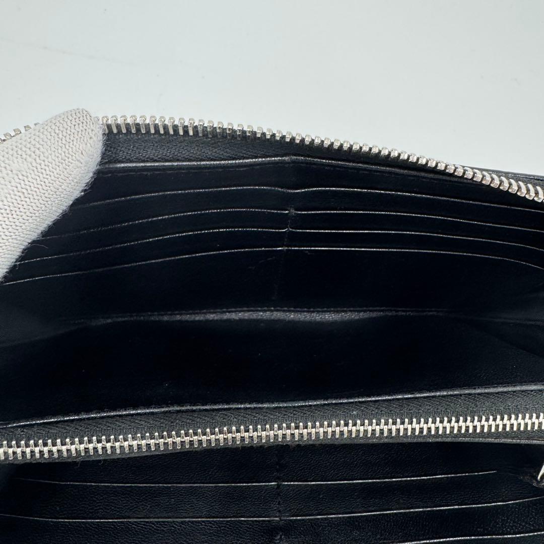 バレンシアガ コンチネンタル レザー 長財布 ロングウォレット 男女兼用 黒