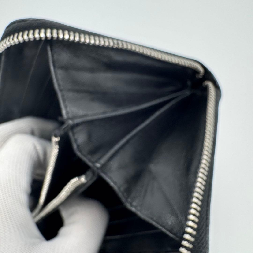 バレンシアガ コンチネンタル レザー 長財布 ロングウォレット 男女兼用 黒