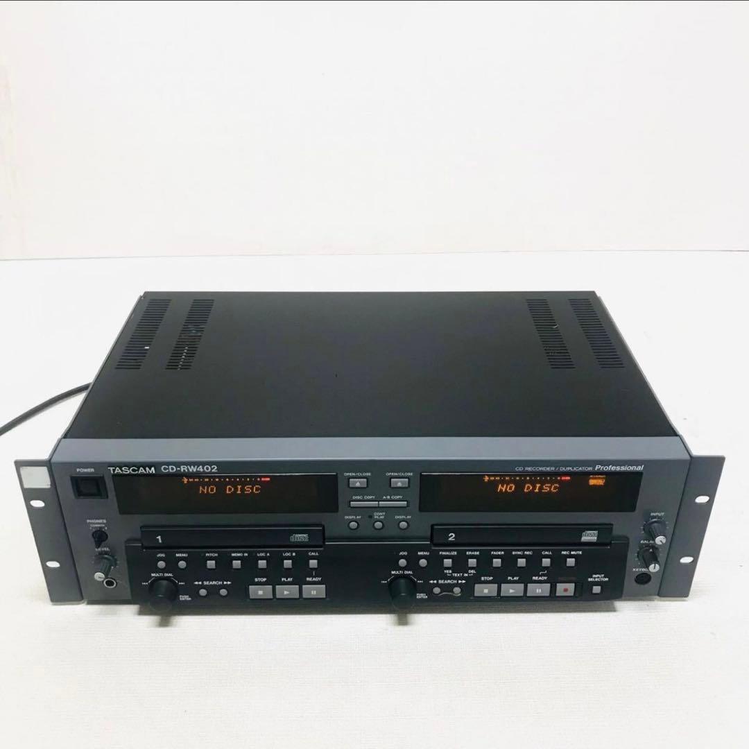 【美品】TASCAM CD-RW402 CDレコーダー タスカム