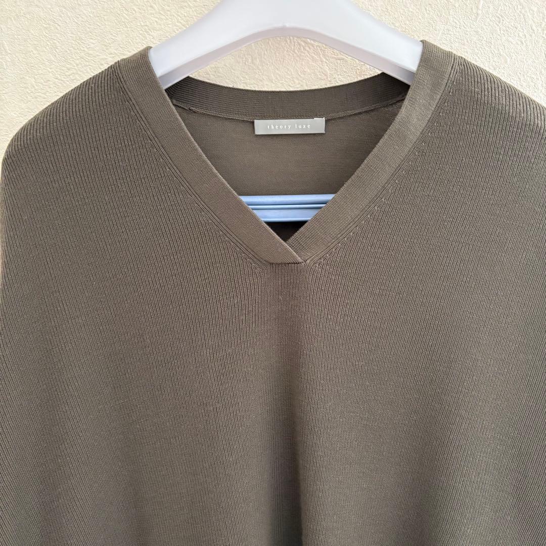 セオリーリュクス　ウール　ニット　セーター　Vネック　レディース