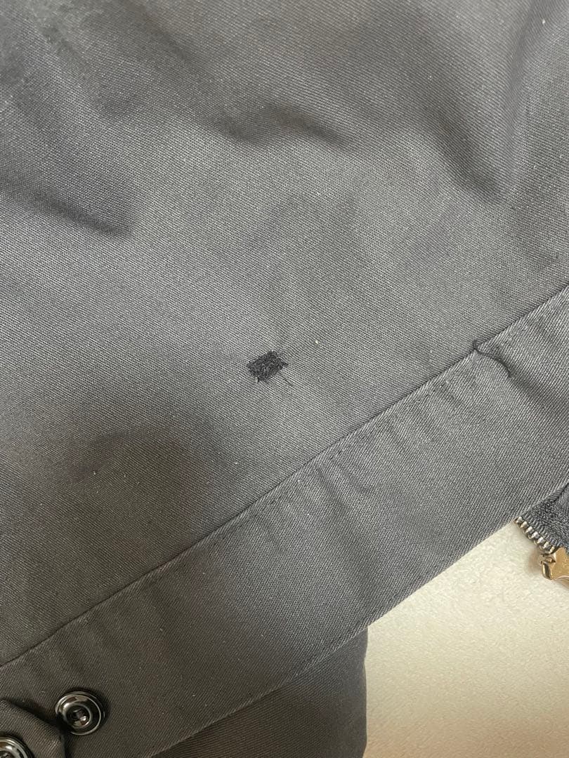 ビンテージ　dickies ダークグレー　刺繍