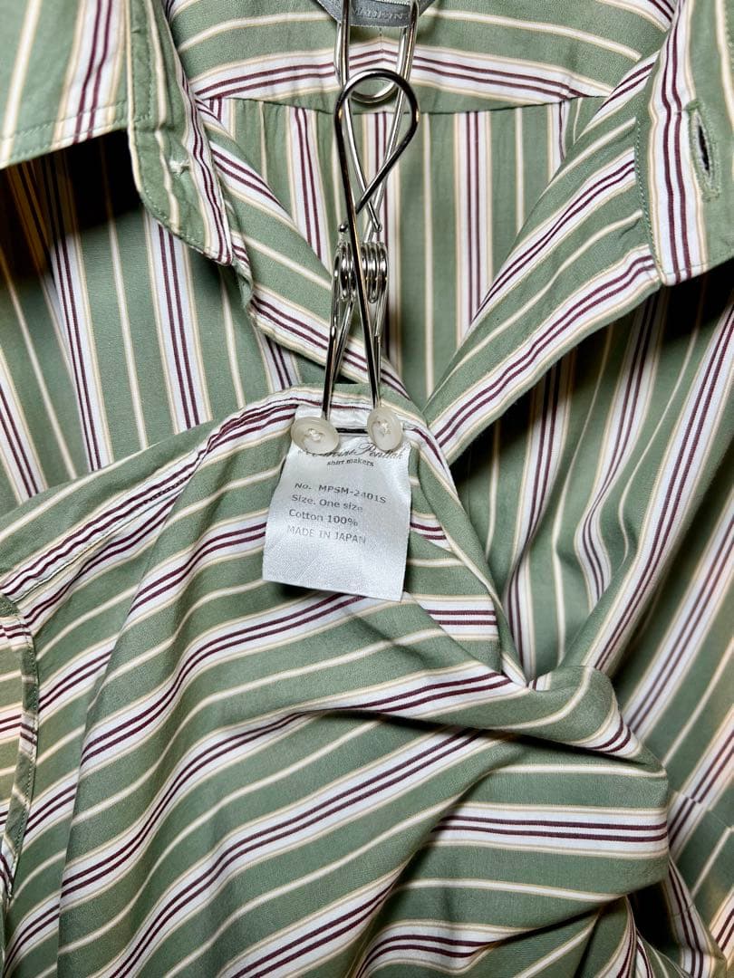 Marvine Pontiak shirts makers ストライプシャツ
