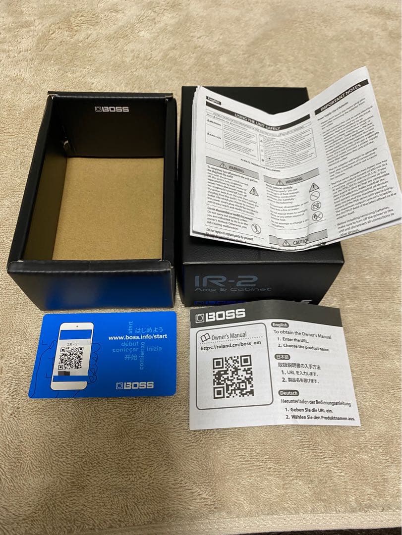 BOSS IR-2 Amp & Cabinet エフェクター