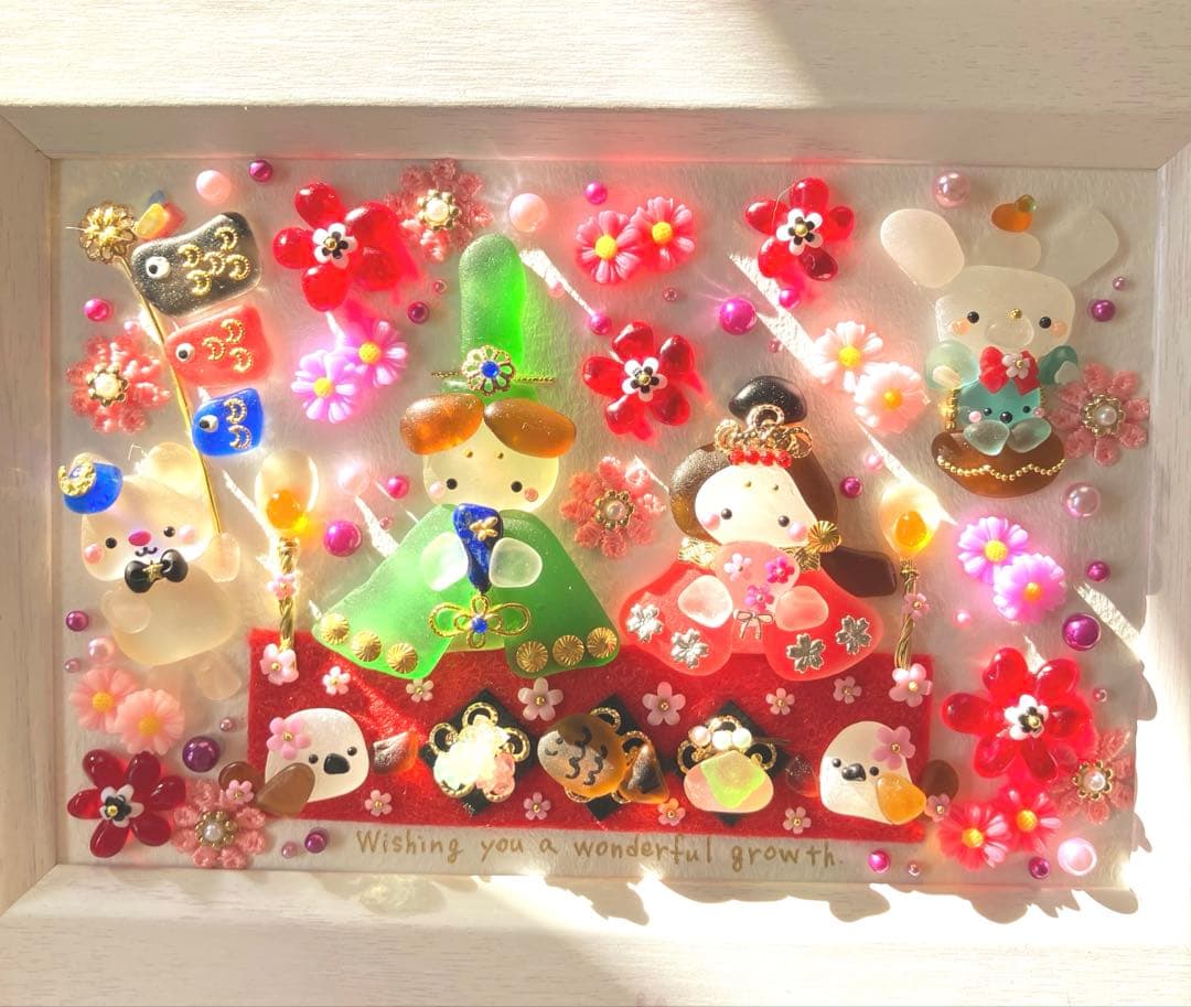 シーグラスアート（Miria様オーダーご確認用ページです☆）