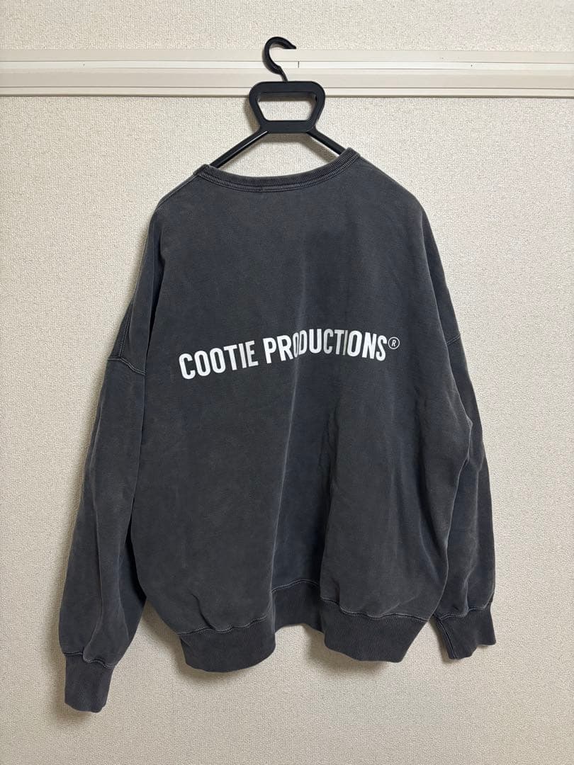 トップス COOTIE Pigment Dyed Sweat Crew M