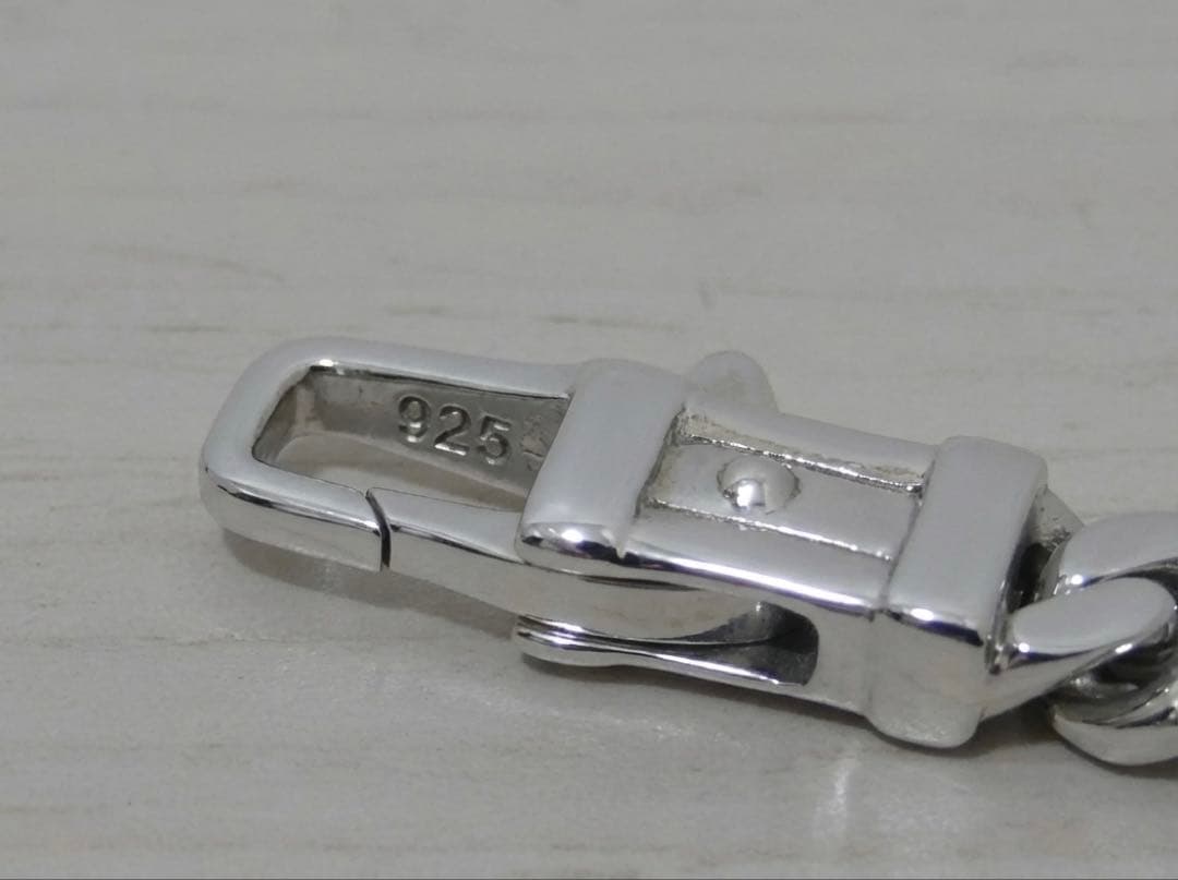 【美品・箱付き】TOMWOOD Curb Bracelet L シルバー925