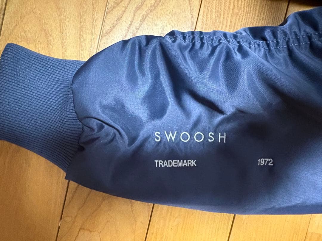 Nike Swoosh ジャケット XXLナイキビッグロゴＭＡ-1リバーシブル