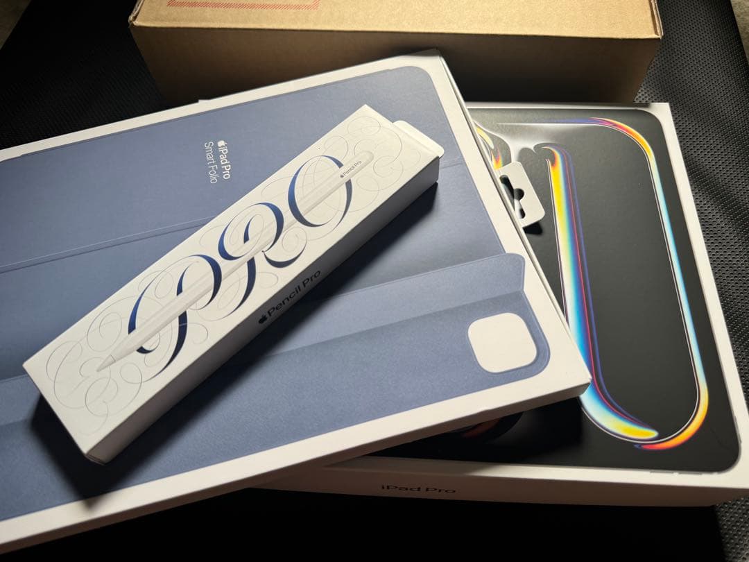 【ほぼ新品】iPad Pro 13 M4 512 ,Pencil Pro他