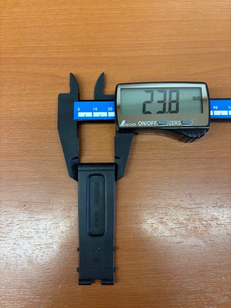 PANERAI 時計バンド ステンレススチール　ラバーベルト　輪っか無し