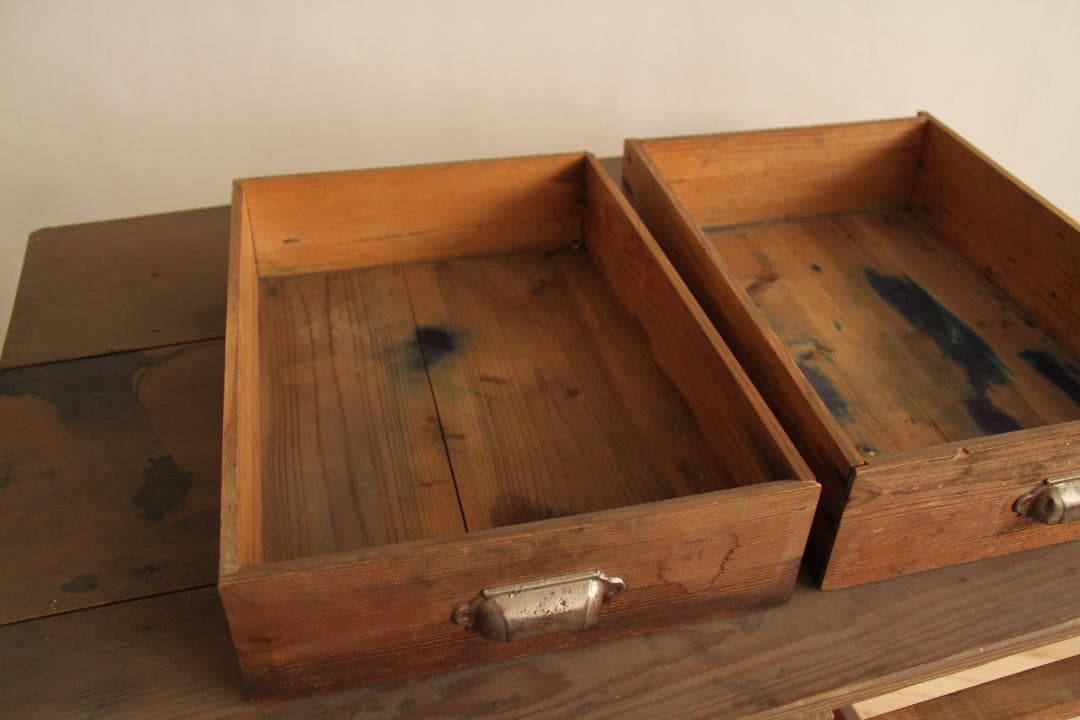 テーブル　作業台　アンティーク　古家具　店舗什器