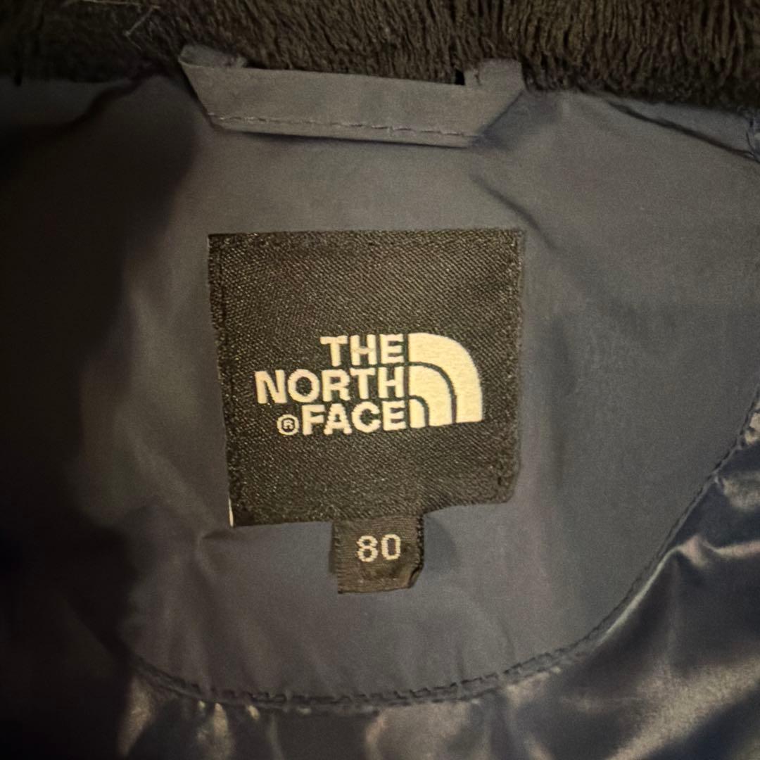 THE NORTH FACE フード付きダウンジャケット 80 ネイビー