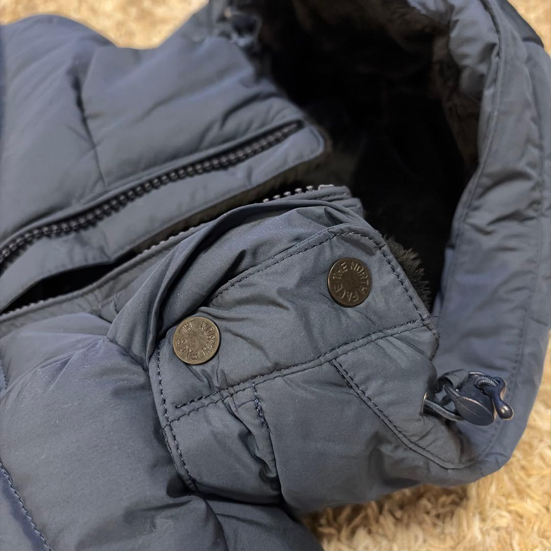 THE NORTH FACE フード付きダウンジャケット 80 ネイビー