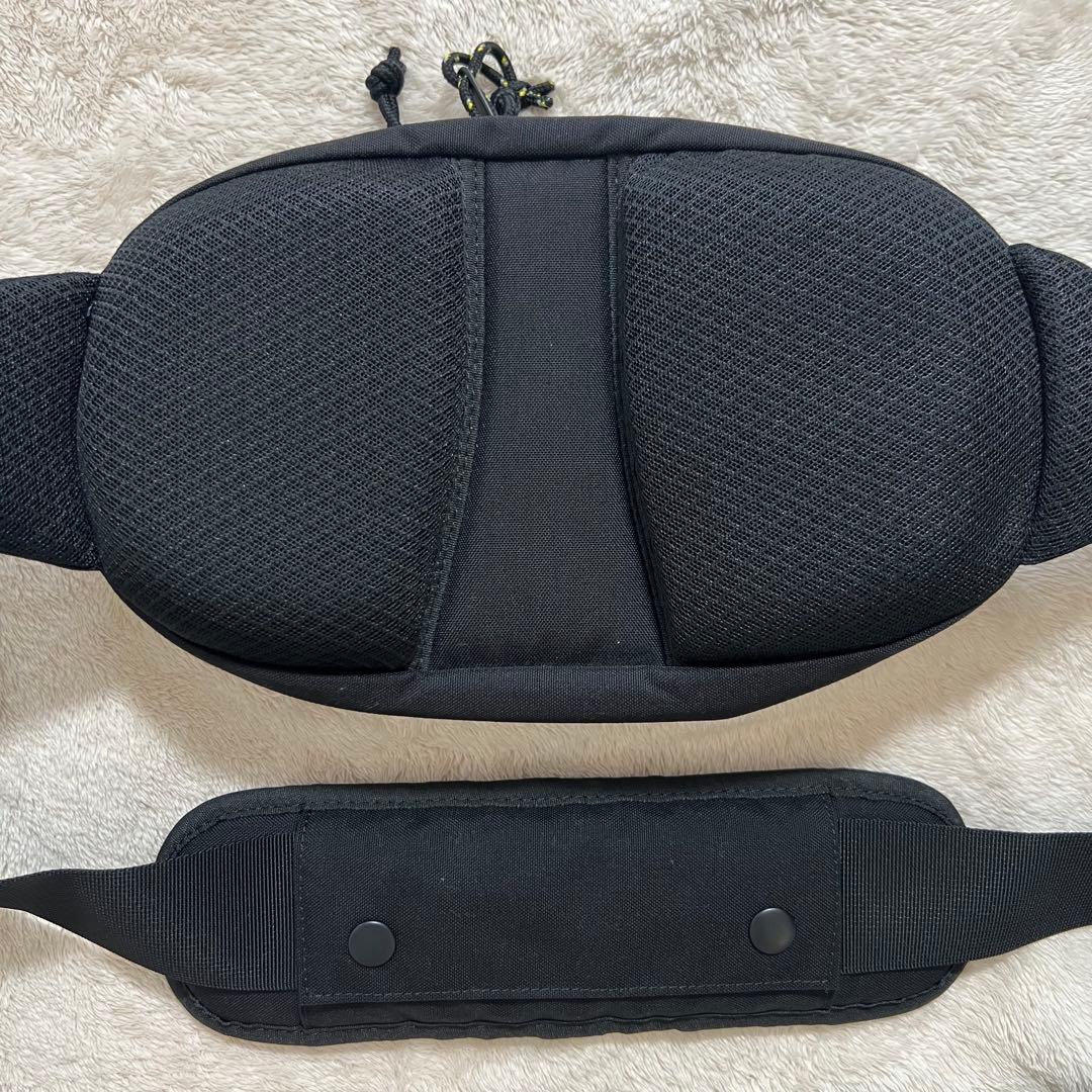 【美品】Hugoo ヒップシート ショルダーシート(ブラック×イエロー)