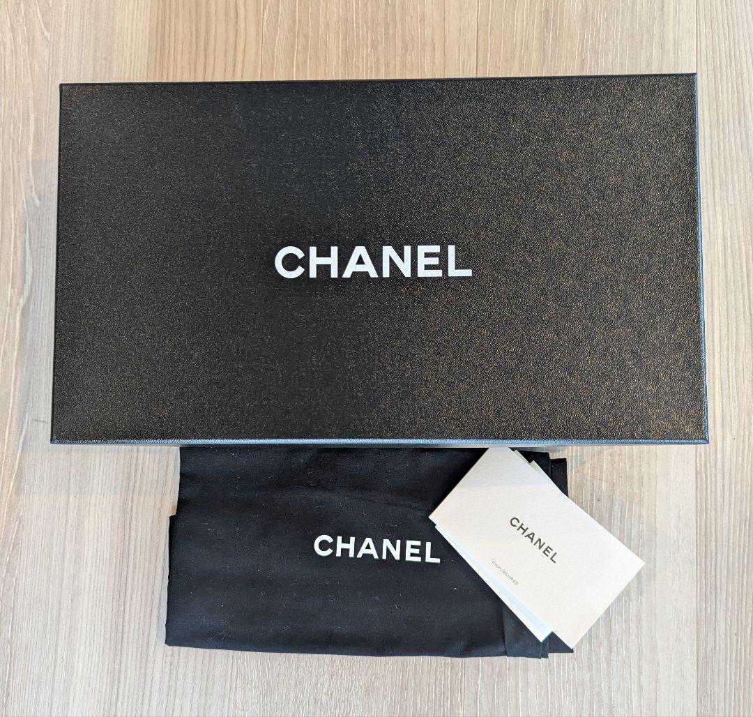 シャネル　パンプス　コーデュロイ　37.5