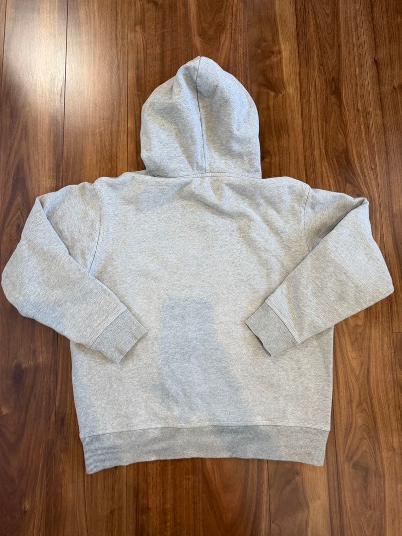 キス KITH ボックスロゴ パーカー グレー ボックスシルエット