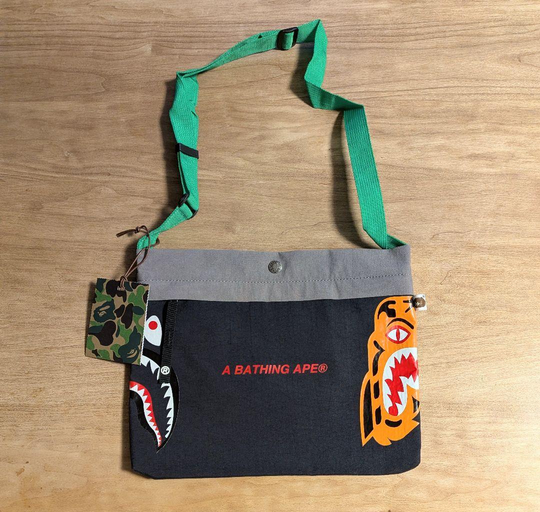 新品 18AW BAPE Tiger Shark Sacoche
