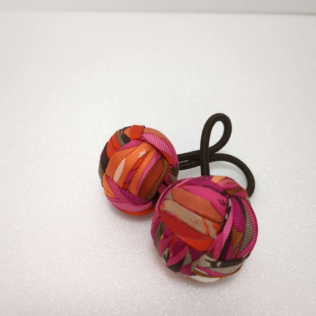 エルメス　シュシュ　ポンポン　アクセサリー