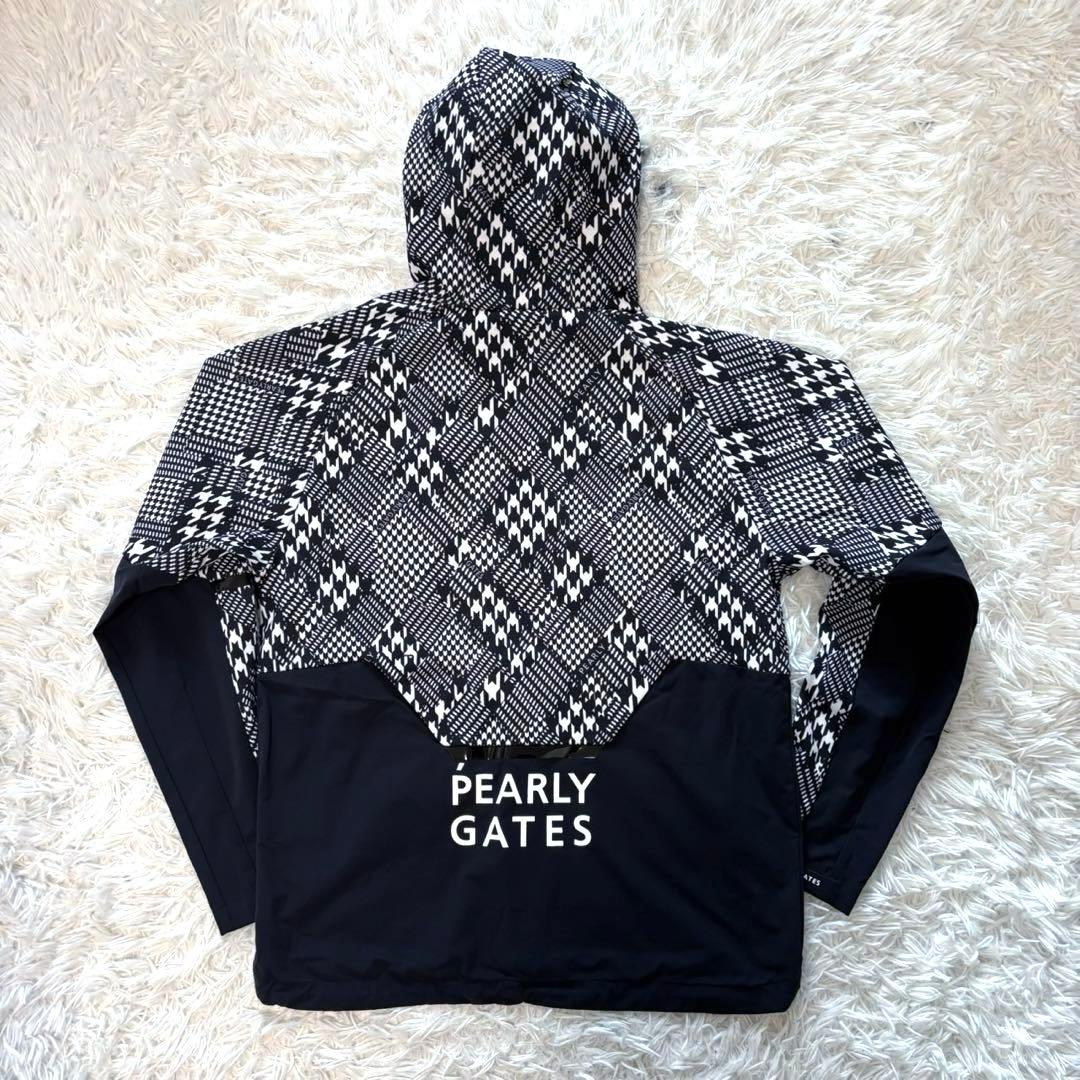 Rie　新品 パーリーゲイツ パーカー 千鳥 ゴルフ ウェア 黒