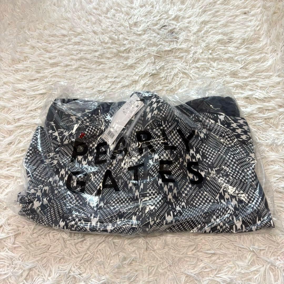 Rie　新品 パーリーゲイツ パーカー 千鳥 ゴルフ ウェア 黒