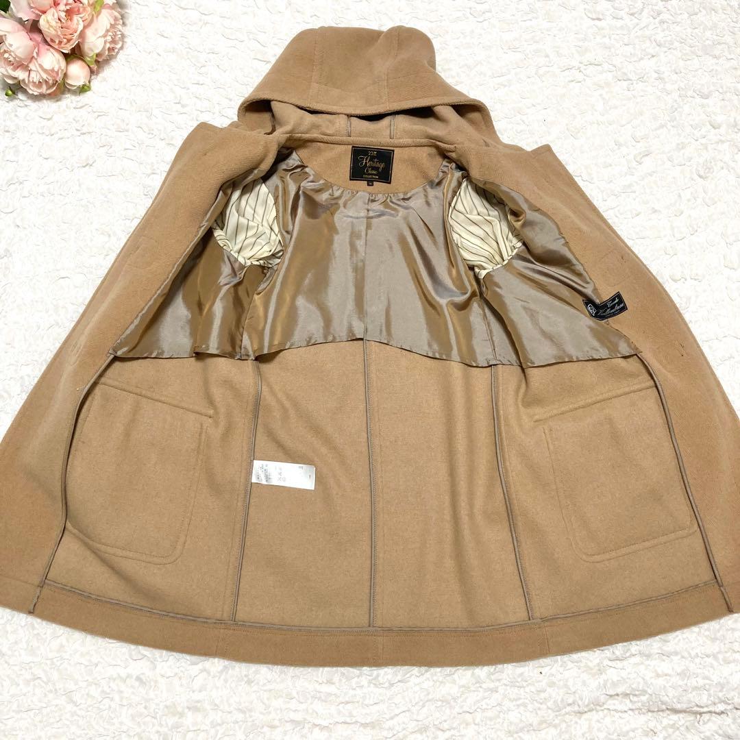 【大きいサイズ】23区 クラシックダッフルコート 44 イタリア製生地