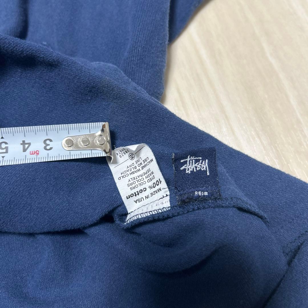 90s ステューシー シャツ コットン made in USA　紺タグ Ｌサイズ